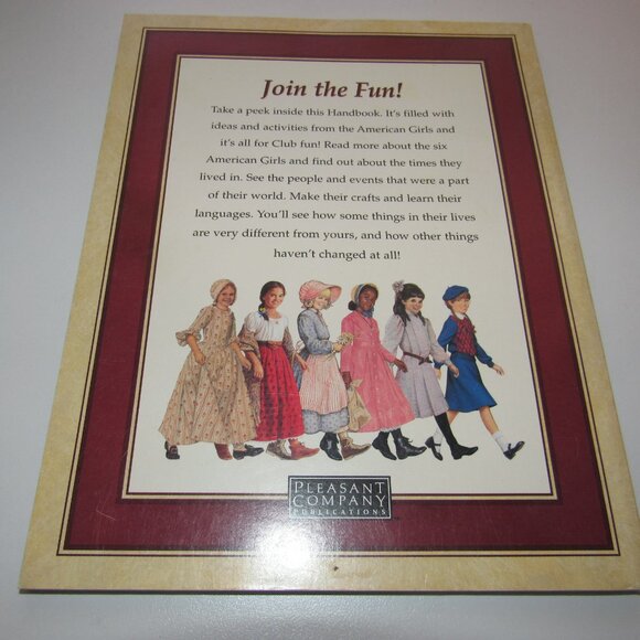 The American Girls Club Handbook by Pleasant Company | Vintage Collector’s Editi - Picture 3 of 3